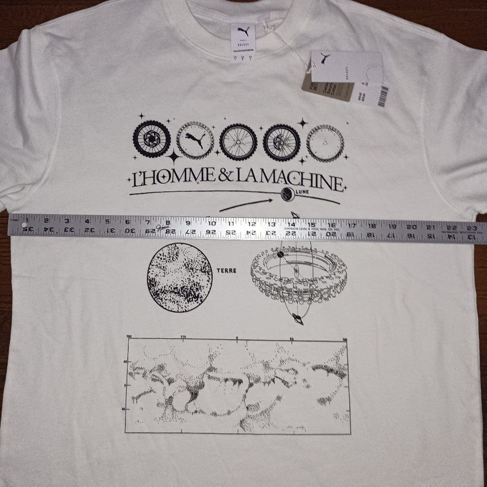 NWT Puma Select L'Homme & La Machine Celestial Graphic Tee T-Shirt Size Large - Picture 3 of 11